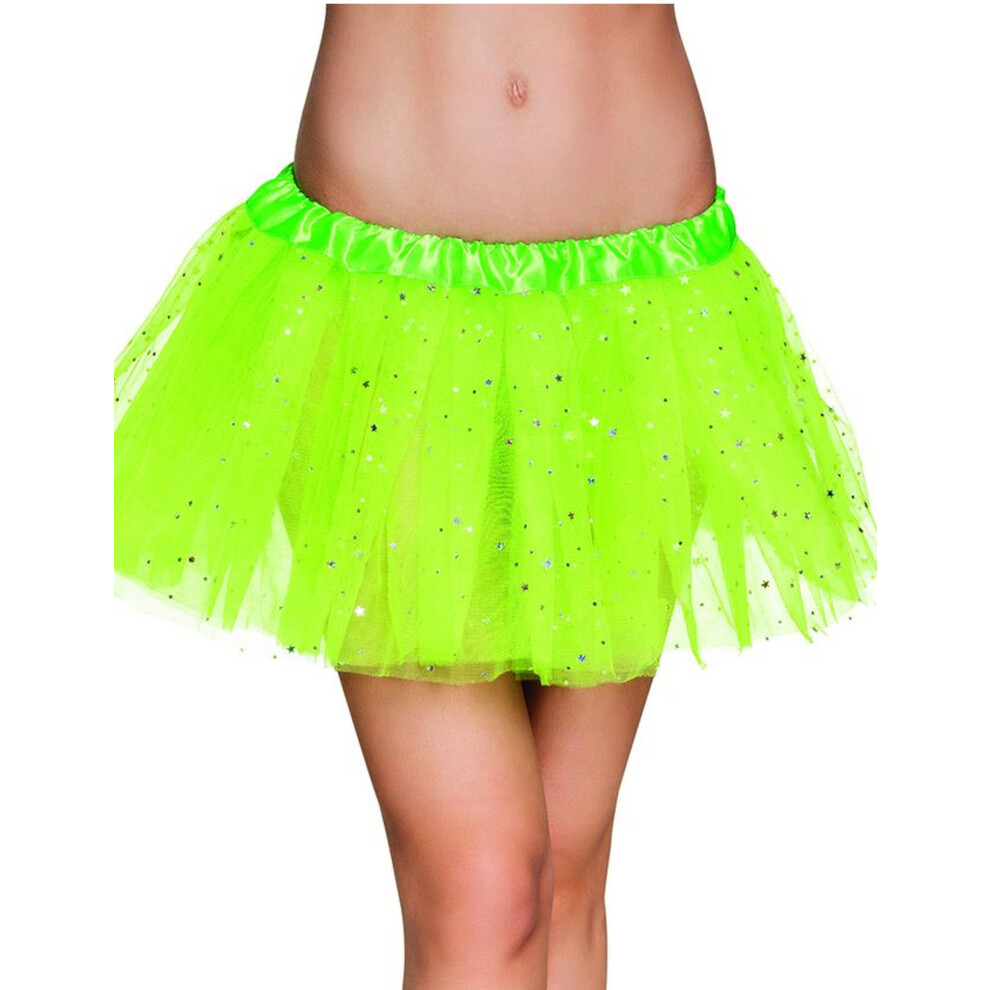 Rubies Women's Sparkly Star Tutu Green