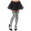Rubies Women's black and white checkered stockings 1