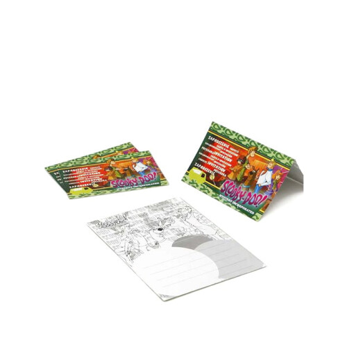 Rubies 4 Scooby doo invitation cards