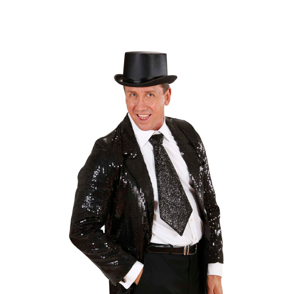 Rubies Adult Sequin Tie Black