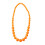 Rubies Large orange pearl necklace for adults 1