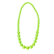Large green pearl necklace for adults