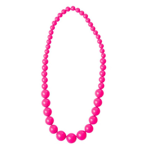 Rubies Large pink pearl necklace for adults