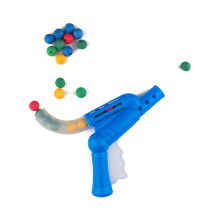 Fake gun with 30 blowgun balls