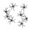 Rubies 30 Mini black decorative plastic spiders 2