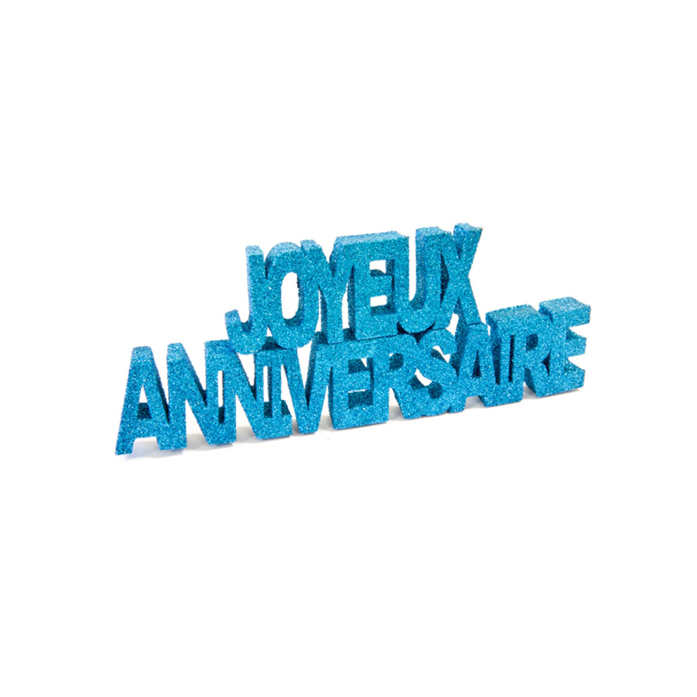 Rubies Happy Birthday Table Decoration Turquoise