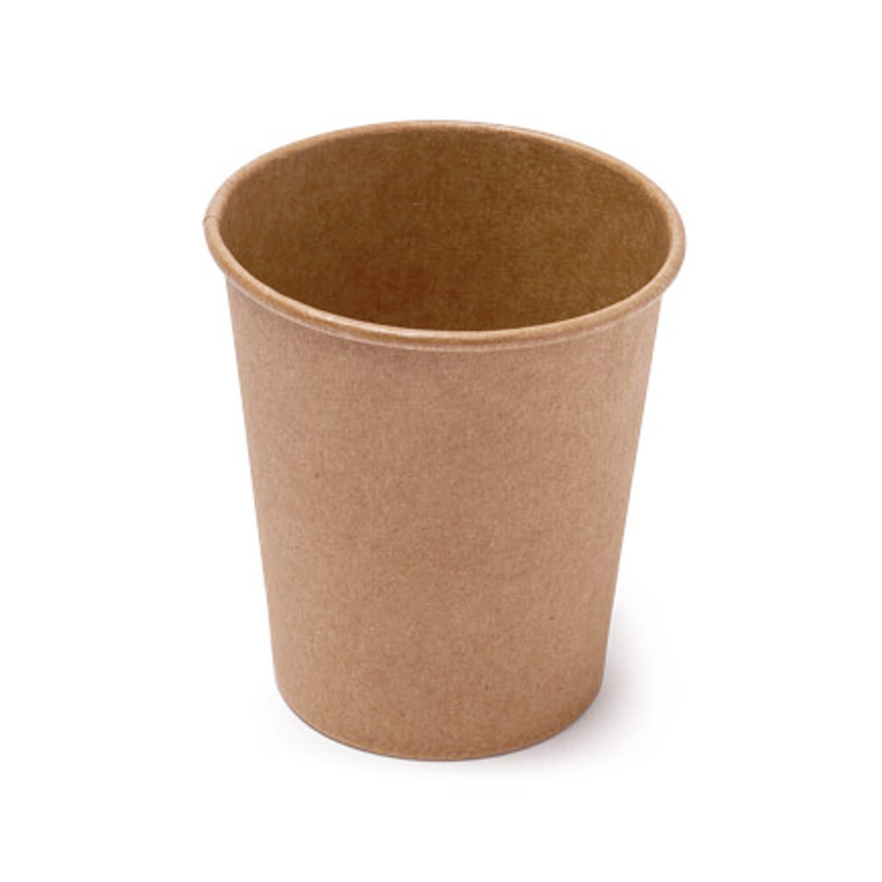 Rubies 20 Kraft Cardboard Cups 200 Ml