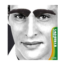 False eyebrows for black men