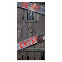 Do Not Enter Door Decoration 76x152cm Halloween