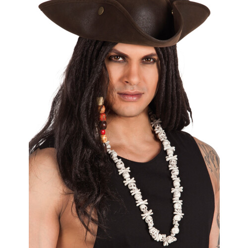 Rubies Halloween white skull necklace 2