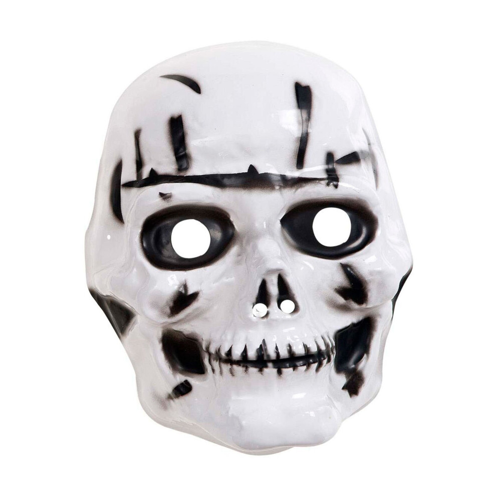Rubies Children's Skeleton-Skull Mask Black/White