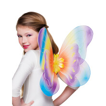 Multicolored butterfly wings 40 x 50 cm girl