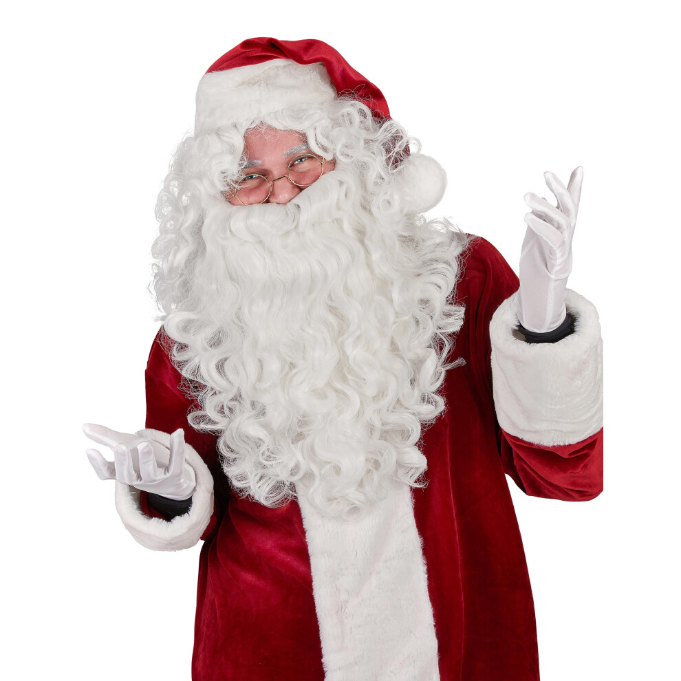 Rubies Santa Claus Wig And Beard Adult White