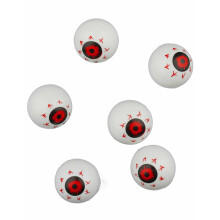 6 Small googly eye decorations