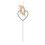Rubies 16 cm heart-shaped magic sparkler 1