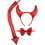 Rubies Adult red sequin devil kit 2