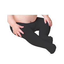 Baby black opaque tights
