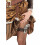 Rubies Black garter with gun for women 1
