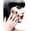 Rubies Adult black adhesive false nails 1