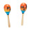 Rubies 2 Hawaiian wooden maracas 1