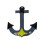 Rubies Sailor's anchor wall decoration 52 cm 1