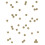 Rubies 40 Gold glitter decorative balls 12 mm 2