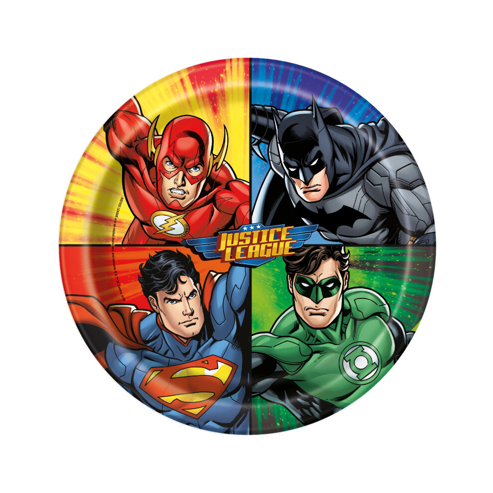 Rubies 8 Justice League 23Cm Paper Plates