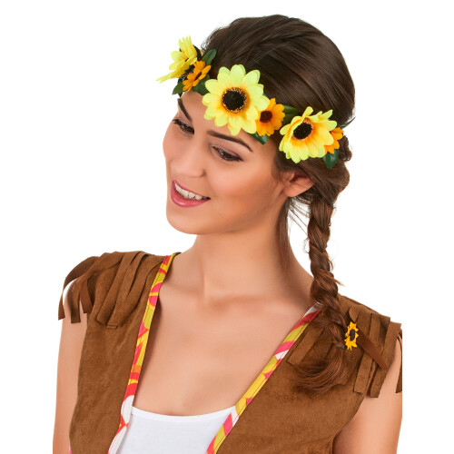 Rubies Adult sunflower flower crown