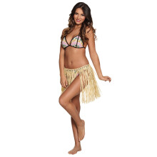 Adult Natural Raffia Short Hawaiian Skirt