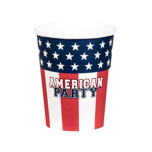 Rubies 10 American Party 21 cl cardboard cups