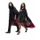 Rubies Adult Halloween red gradient black cape 1