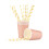 Rubies 8 Rose Gold Paper Cups 210 ml 3