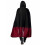Rubies Adult Halloween red gradient black cape 2