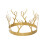 Rubies Adult gold medieval king crown 4