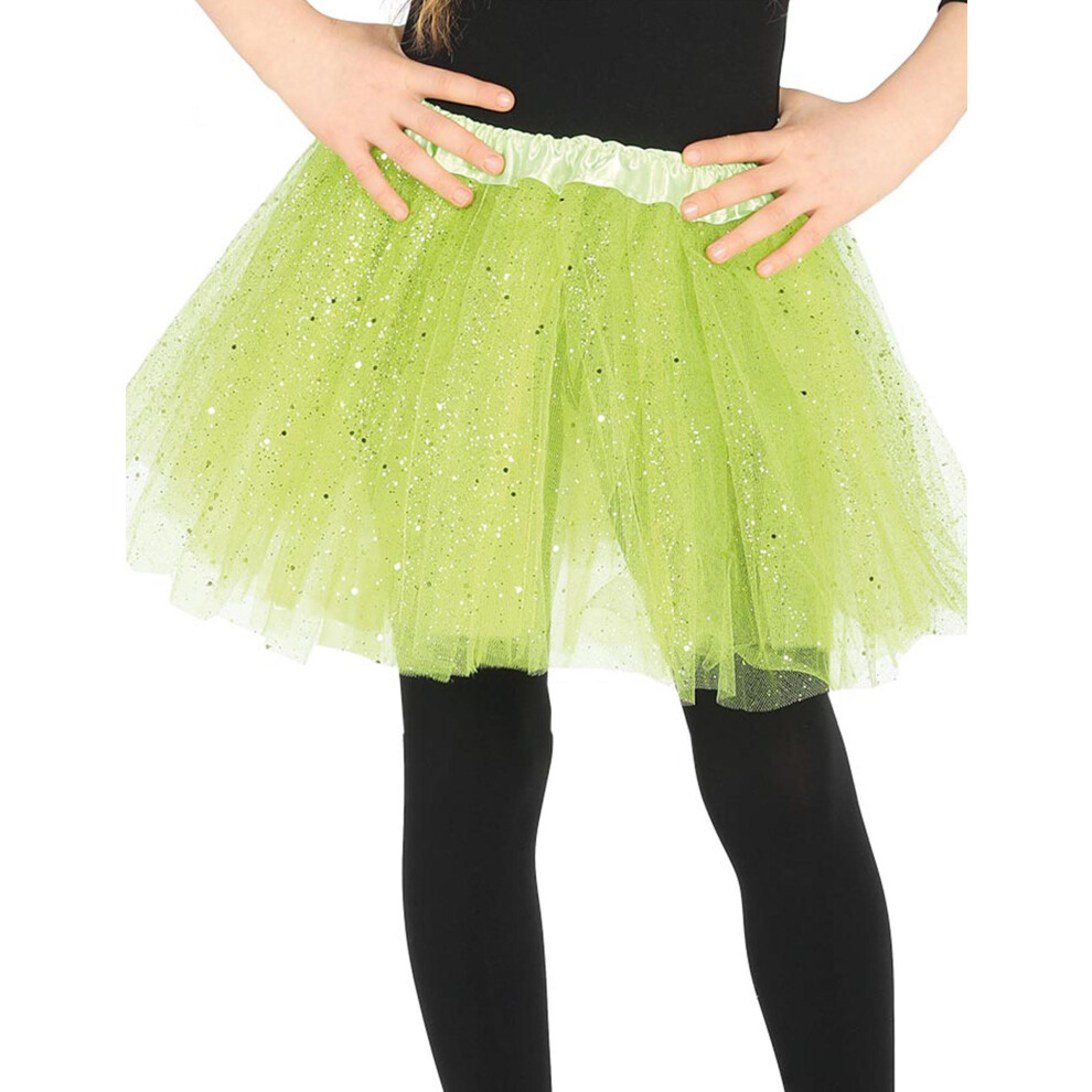 Rubies Girls' Sequin Tutu Green