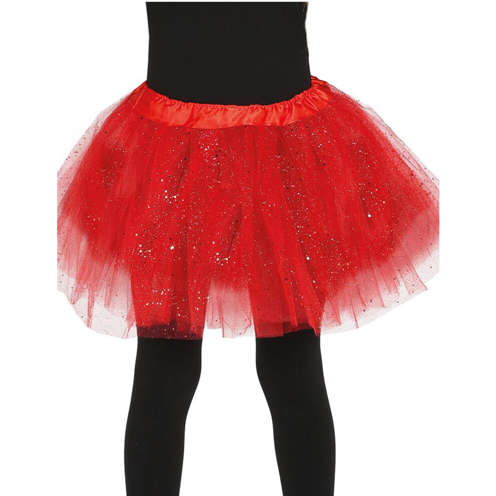 Rubies Girls' Sequin Tutu Red