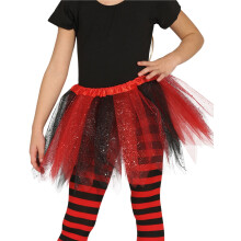 Fe Danser Tyl TUTU Nederdel RØD