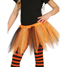 Tyldanserskørt i tulle, orange