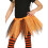Rubies Tyldanserskørt i tulle, orange 1
