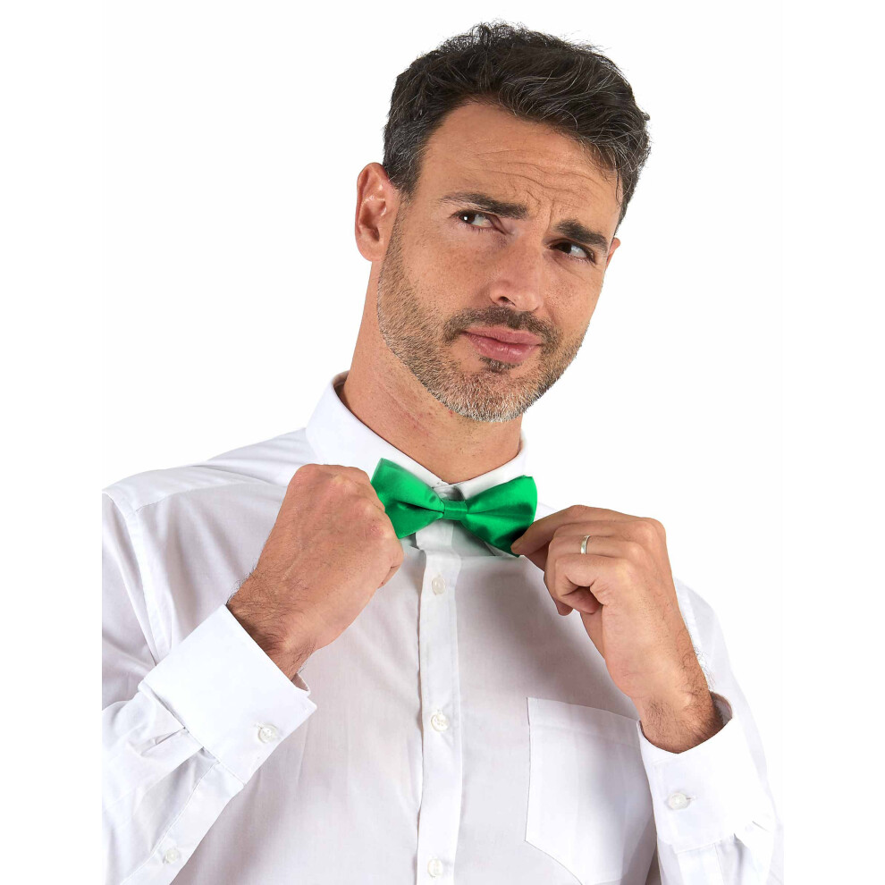 New Rubies Men's Adult Bow Tie Green