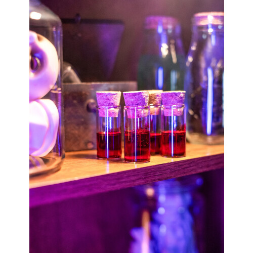 Rubies 5 cm glass test tube 2