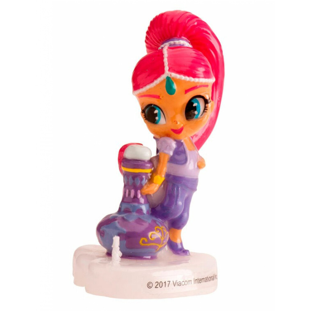 Rubies Shimmer 3D Birthday Candle 7 Cm