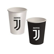 8 Juventus 250 ml cardboard cups