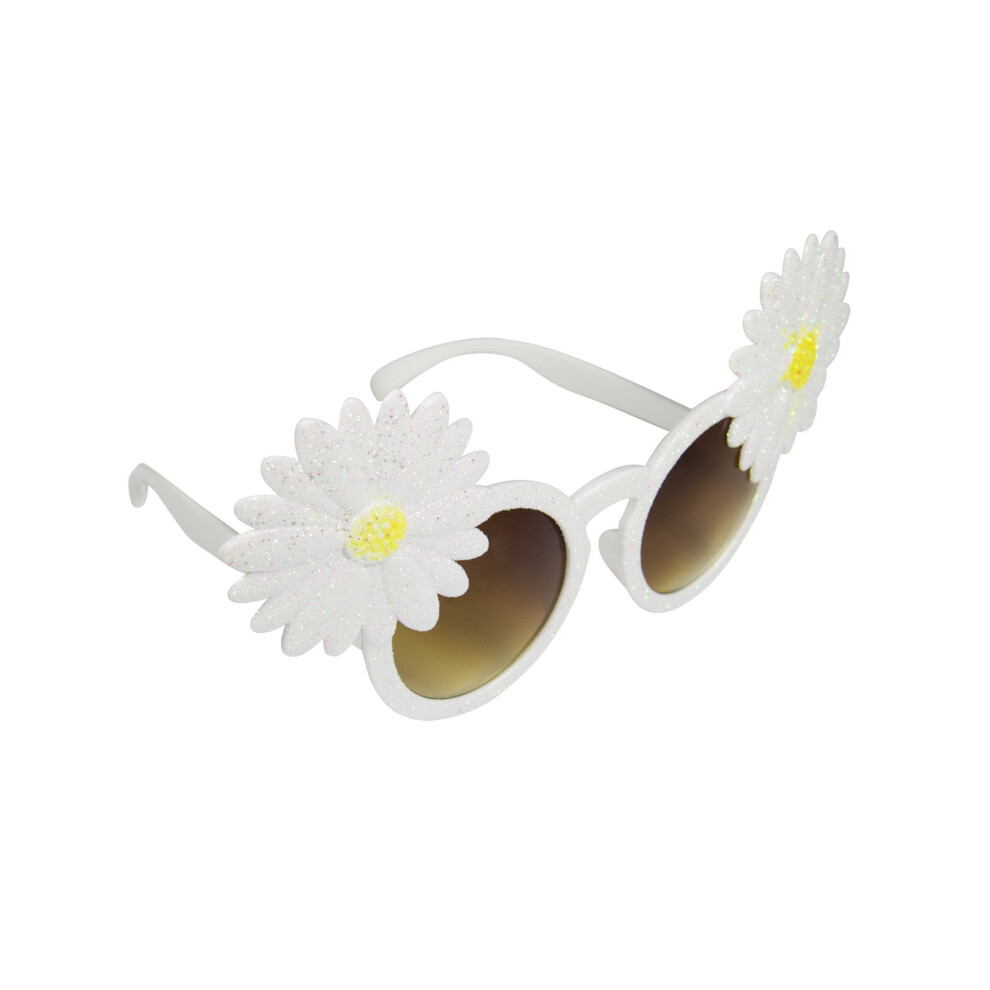 Rubies Adult Daisy Glasses White