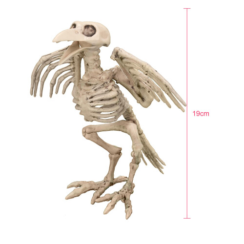 Rubies 19.5cm Halloween Crow Skeleton Decoration 1