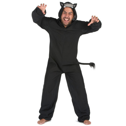 Rubies Men's black panther jumpsuit costume