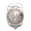 Rubies Silver Naughty Police Badge 1