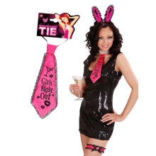 Adult bachelorette party pink tie