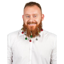 9 Christmas ball beard or hair clips
