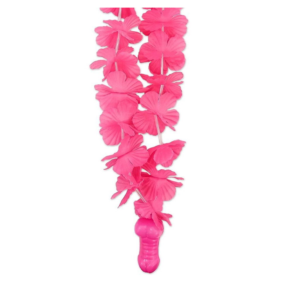 Rubies Hawaiian Adult Penis Necklace Pink